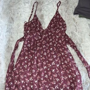 Midi cami dress with tie back, size small